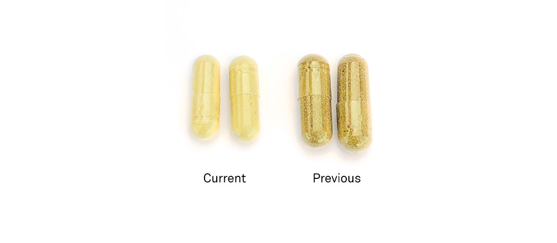 Calm Cp Current Vs Previous Capsules